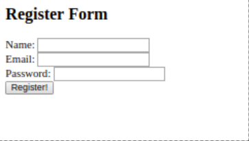 PHP Registration Form